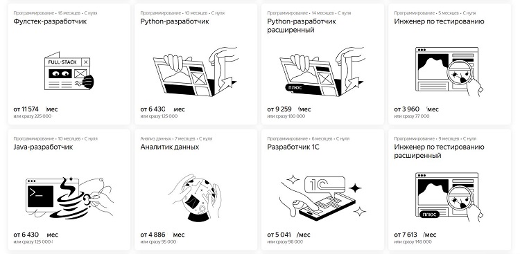 Примеры курсов